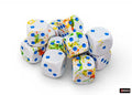 Chessex Brush 16mm D6 Dice  12 count