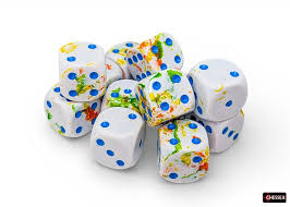 Chessex Brush 16mm D6 Dice  12 count