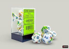 Chessex Matching Brush style Polyhedral 7-die set