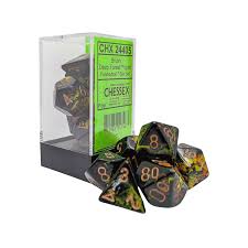 Chessex Matching Brush style Polyhedral 7-die set