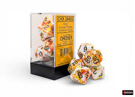Chessex Matching Brush style Polyhedral 7-die set
