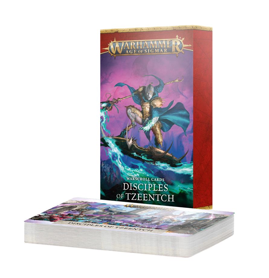 Age of Sigmar Warscroll Cards Disciples of Tzeentch