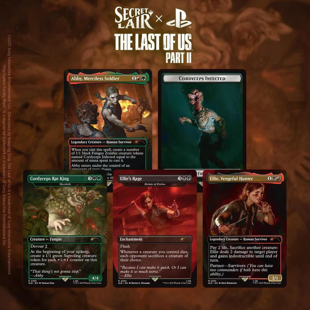 Magic the Gathering Secret Lair The Last of Us Part II
