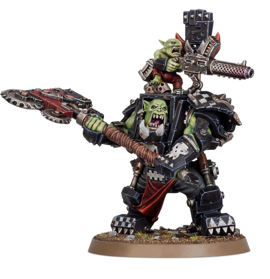 40k Orks Warboss in Mega Armour