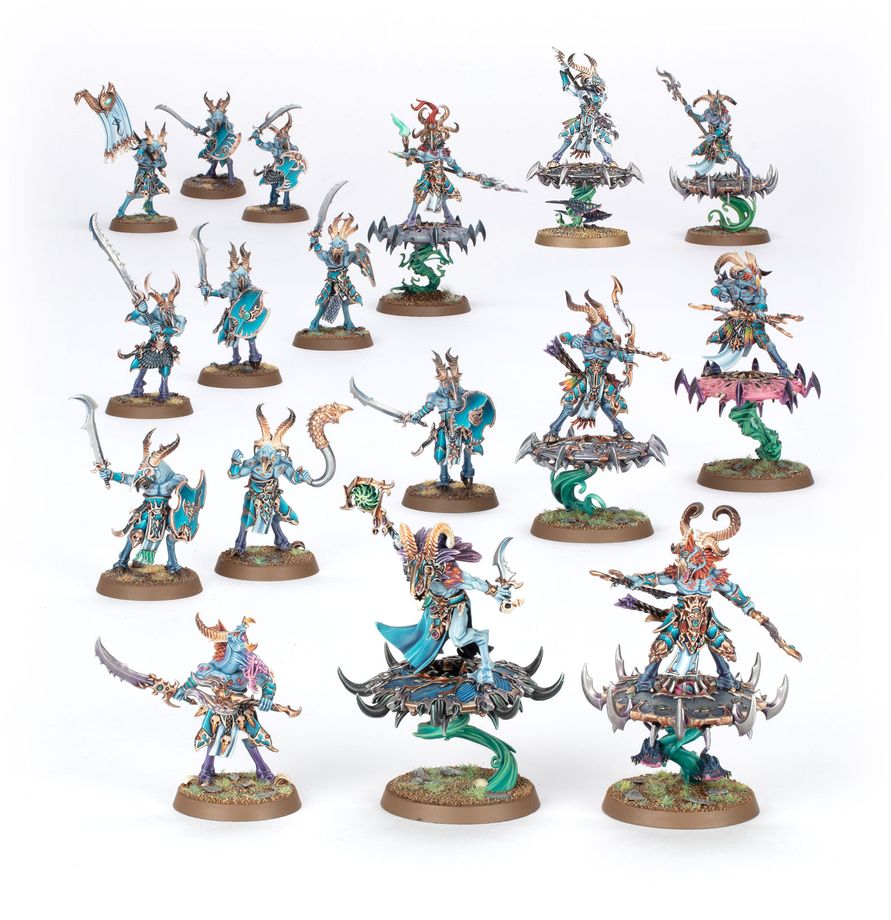 Age of Sigmar Spearhead Disciples of Tzeentch Tzaangor Warflock