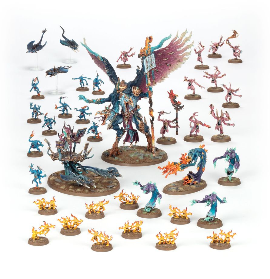 Age of Sigmar Battleforce Disciples of Tzeentch Warpflame Cavalcade