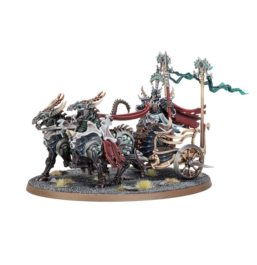 Age of Sigmar Ossiarch Bonereapers Liege-Kavalos on War Chariot