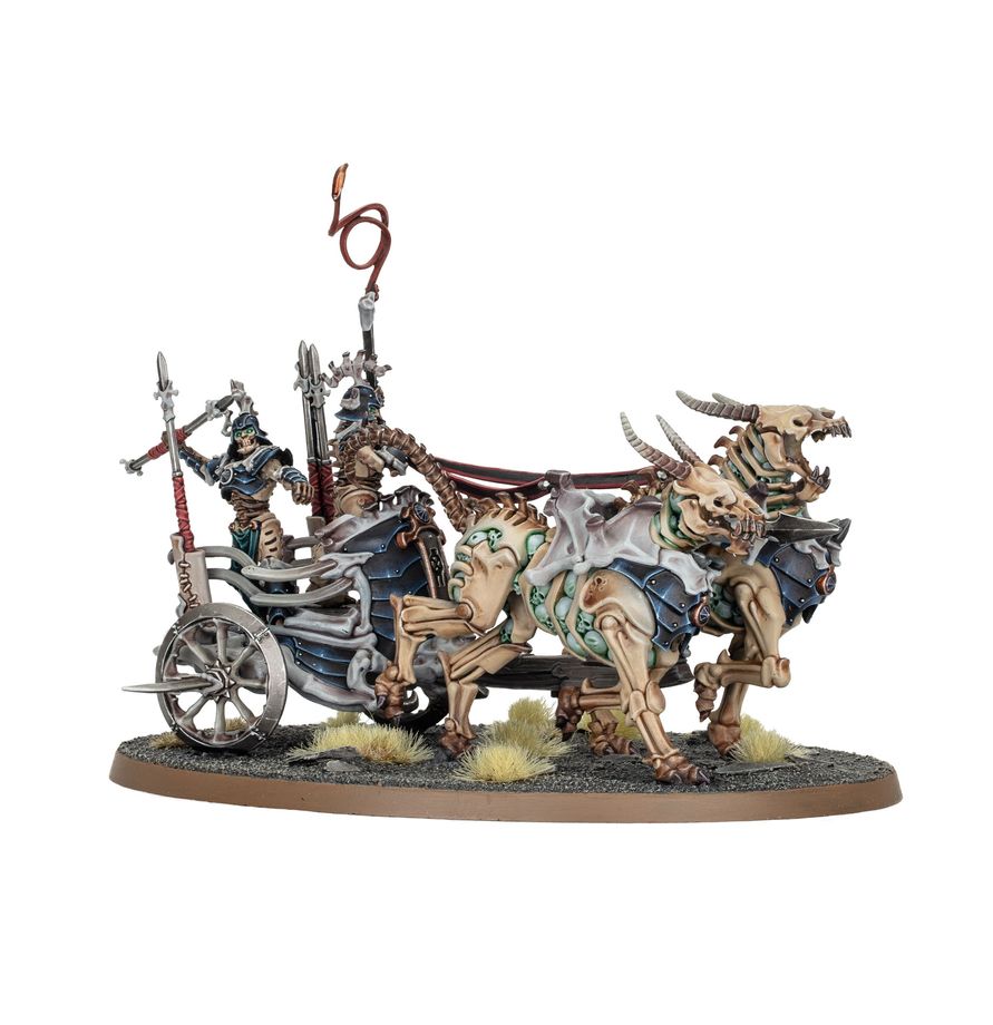 Age of Sigmar Ossiarch Bonereapers Liege-Kavalos on War Chariot