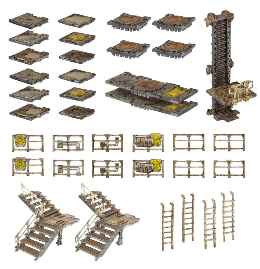 Necromunda Zone Mortalis Platforms & Stairs