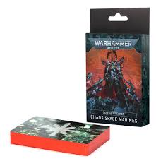 40K: Chaos Space Marines Data Cards 10th Ed
