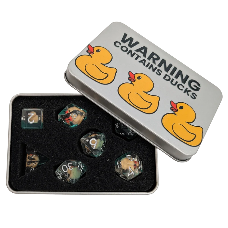 Mystery Dice Goblin Duck Dice Tin