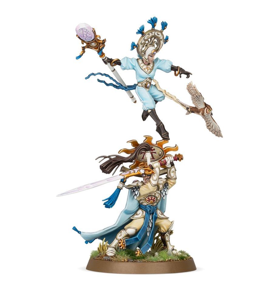 AoS: Lumineth Realm-Lords Ellania & Ellathor Eclipsian Warsages
