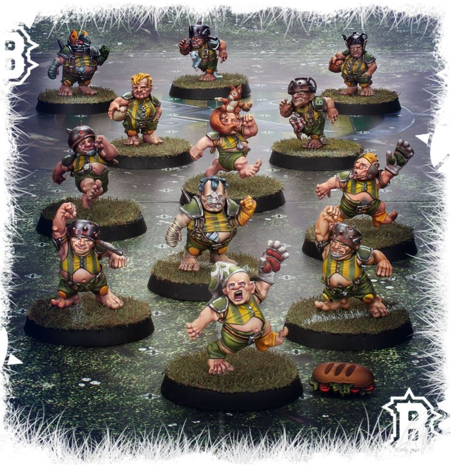 Blood Bowl: Halfling Team The Greenfield Grasshuggers