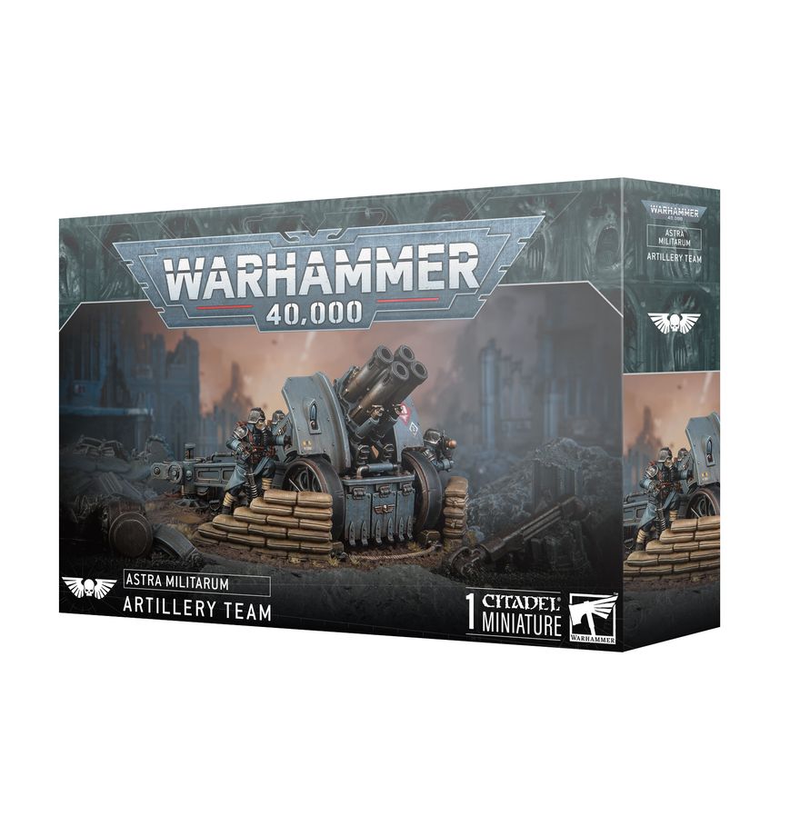 40K Astra Militarum Krieg Artillery Team