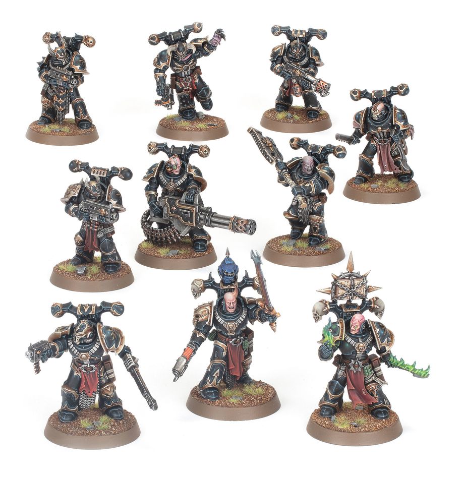 40K: Chaos Space Marines Legionaries
