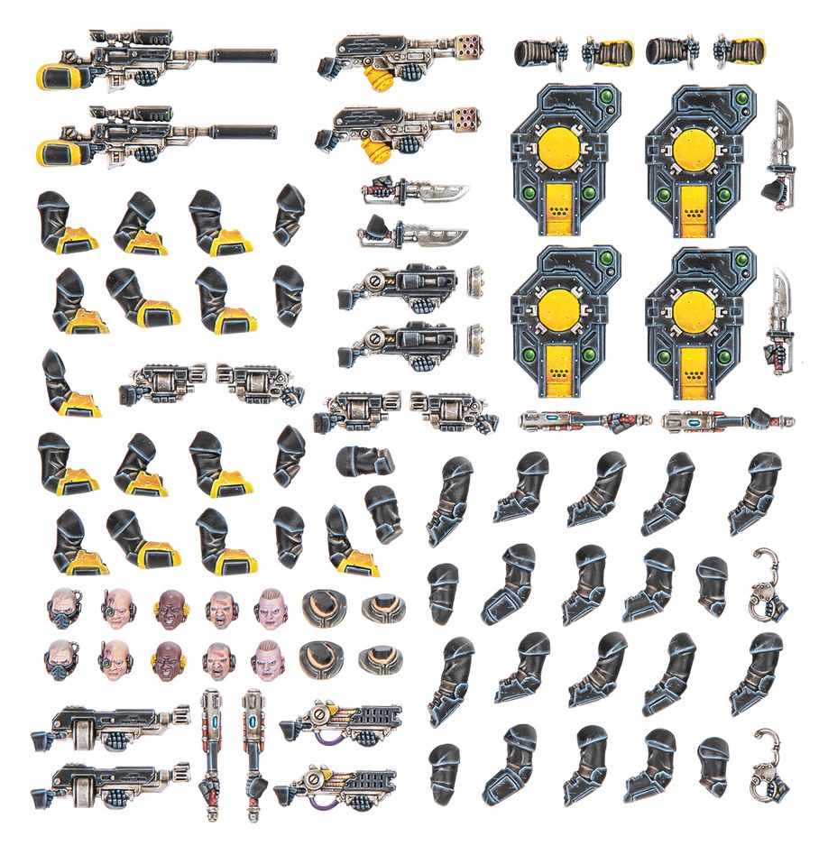 Necromunda: Palanite Enforcer Weapons & Upgrades