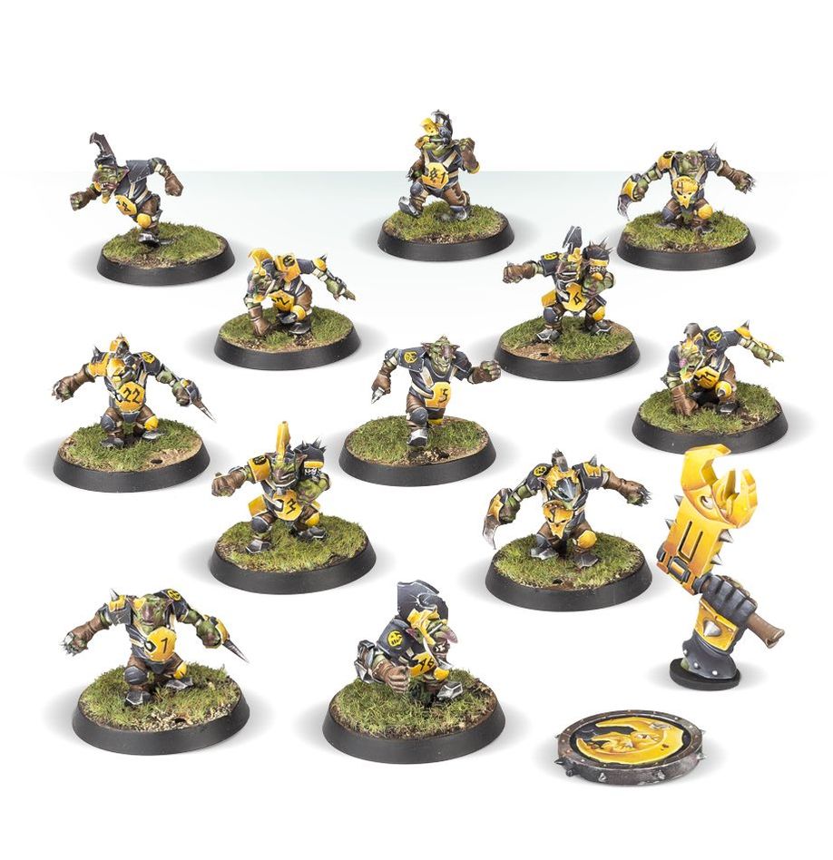 Blood Bowl: Goblin Team The Scarcrag Snivellers