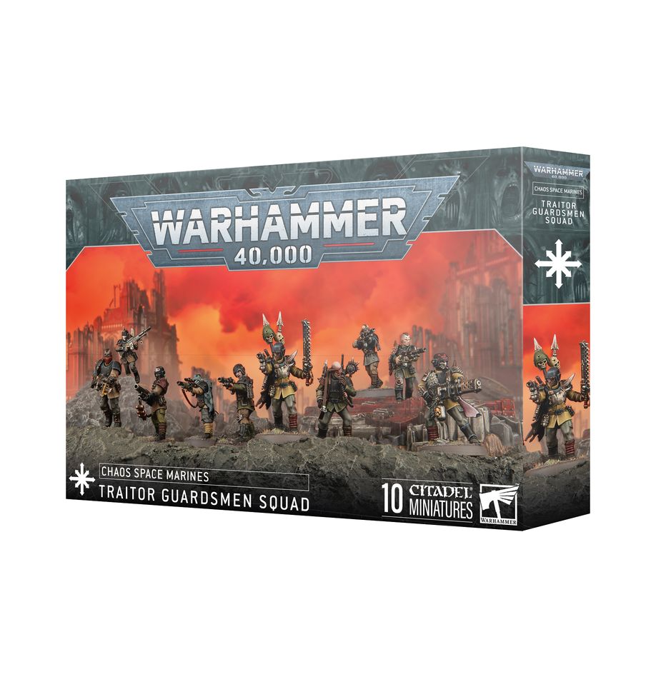 40K: Chaos Space Marines Traitor Guardsmen Squad