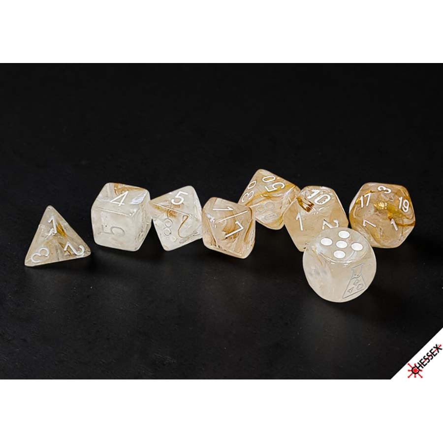 7CT LAB DICE (SERIES 10): BOREALIS CHAMPAGNE WITH WHITE