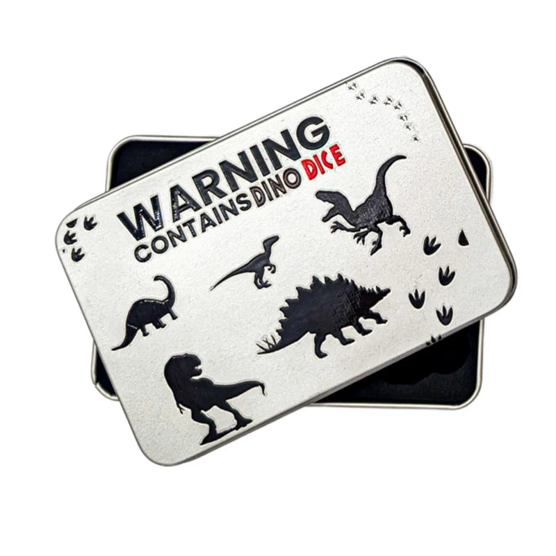 Mystery Dice Goblin Dinosaur Dice Tin