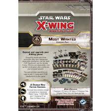 Star Wars X-Wing Miniature Game Most Wanted Expansion Pack