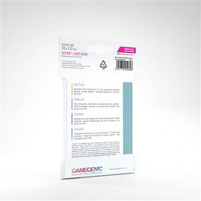 Gamegenic Prime Board Game Sleeves Scythe / Lost Cities 72x122 60ct