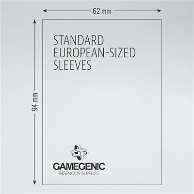 Gamegenic Prime Board Game Sleeves Standard European (62 x 94 mm) 50ct