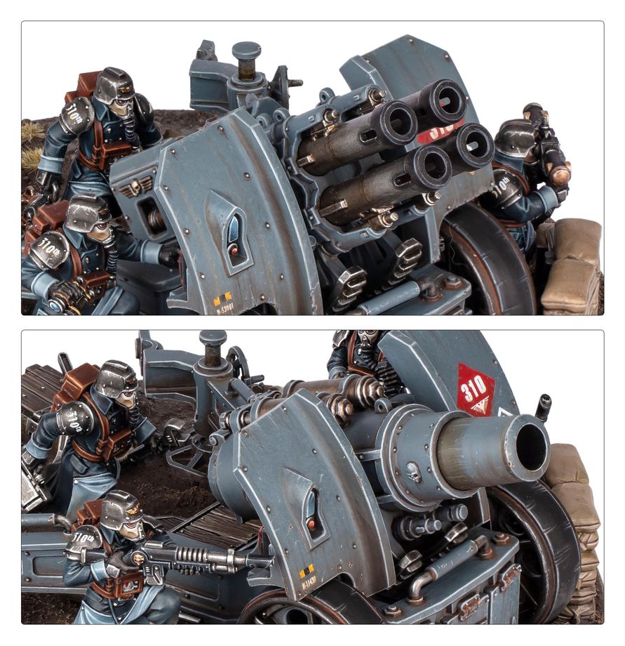 40K Astra Militarum Krieg Artillery Team
