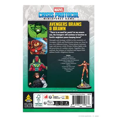Marvel Crisis Protocol – Avengers Brains & Brawn Character Pack