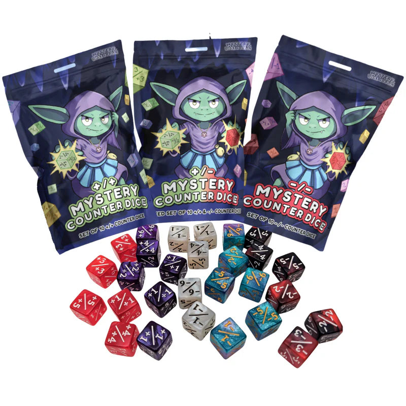 Mystery Dice Goblin +/- Counter Dice 10 count