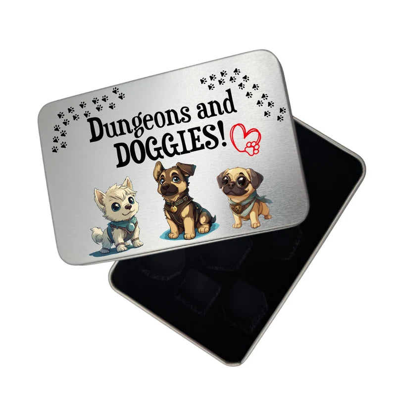 Mystery Dice Goblin Doggies and Dungeons Dice Tin