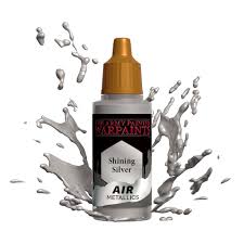 Army Painter Paint Metallic Air: Shining Silv