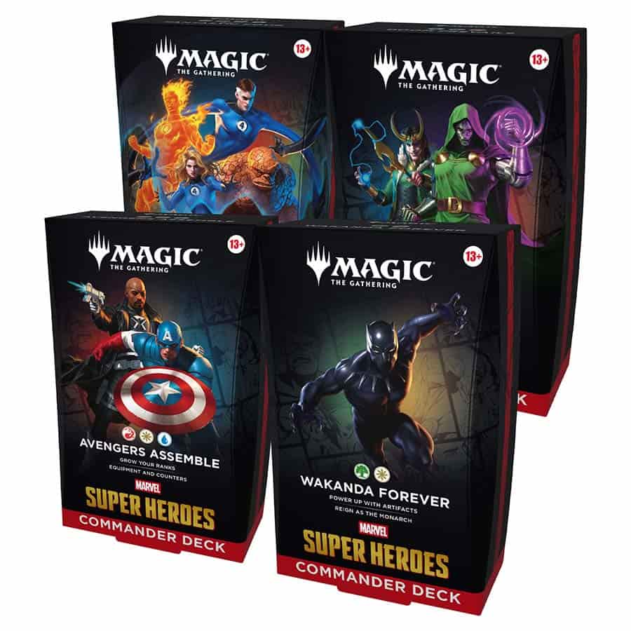 MAGIC THE GATHERING MARVEL SUPER HEROES COMMANDER DECK