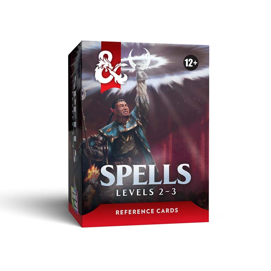 DUNGEONS AND DRAGONS REFERENCE CARDS: SPELLS 2 (LEVELS 2-3)