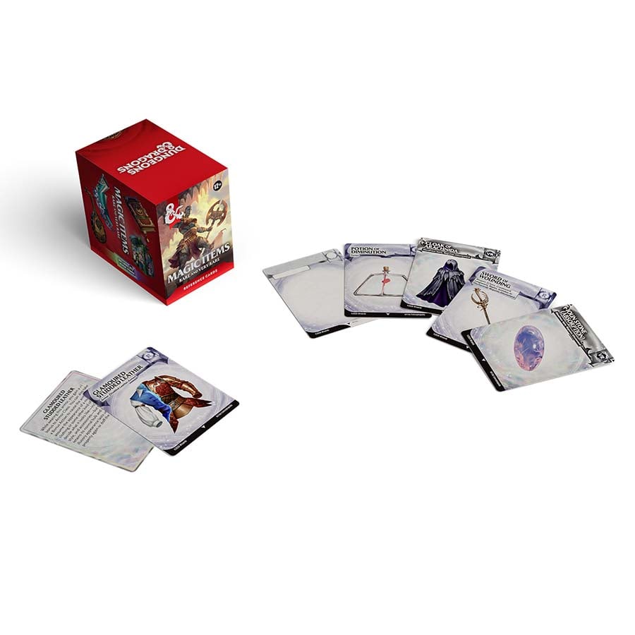 DUNGEONS AND DRAGONS REFERENCE CARDS: MAGIC ITEMS (RARE AND VERY RARE)