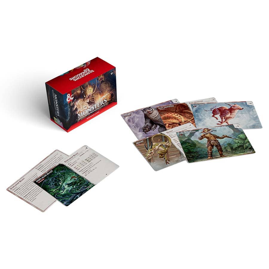DUNGEONS AND DRAGONS REFERENCE CARDS: MONSTERS (MYSTICAL AND MENACING)