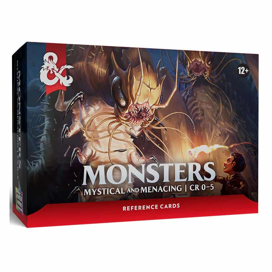 DUNGEONS AND DRAGONS REFERENCE CARDS: MONSTERS (MYSTICAL AND MENACING)
