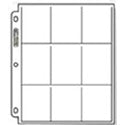 Ultra Pro 9 Pocket Platinum Page 1ct